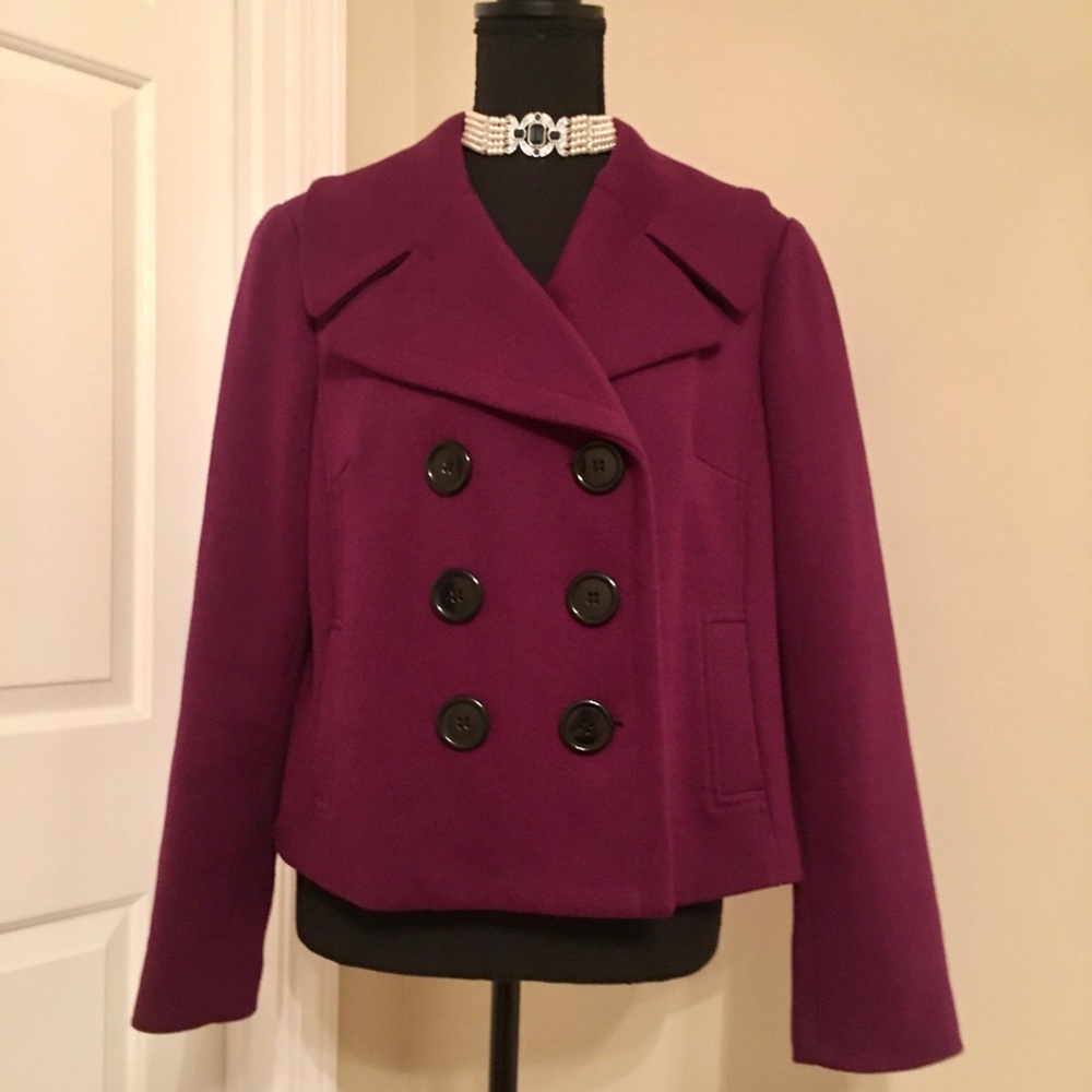 I.N.C  double breasted cropped coat